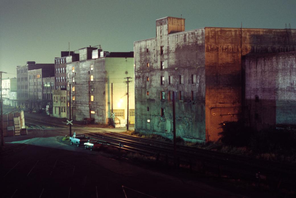 Buildings on Railway Ave. 1975