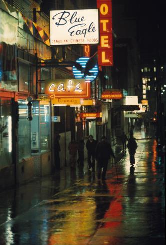 Blue Eagle Cafe, Vancouver, 1973