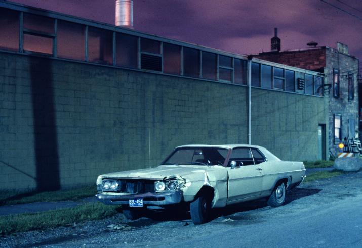 White Car, Franklin Street, Vancouver, 1981